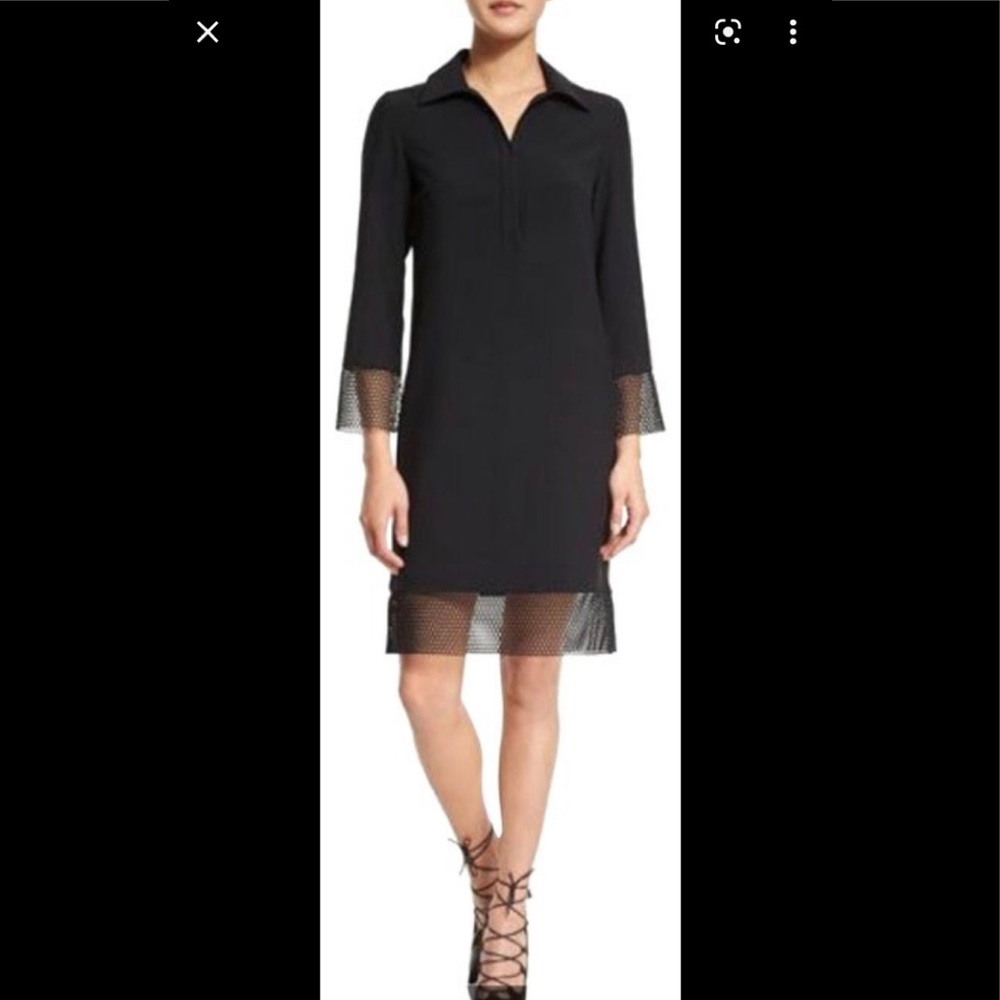 *NWT* AKRIS punto Black Shift Dress Size 4